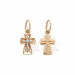 Золотой крестик 14599АКВ