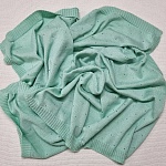 Плед "Капелька" аквамарин