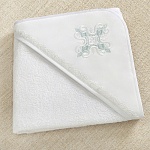 Махровый полотенце с уголком "Крестик с ромбиками"