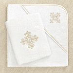 Крестильный набор для девочки "Ульяна" с полотенцем