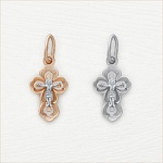 Золотой крестик 14591АКВ