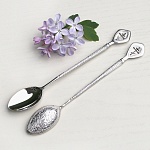 Серебряная ложка "Крест и молитва"