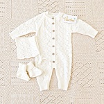 Комплект  "Нила" на выписку, молочный