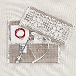 Льняной конвертик для денег