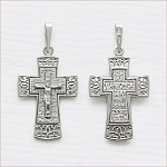 Серебряный крестик 11956АКВ