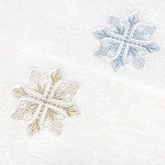 Махровое полотенце с вышитым крестом-звездицей