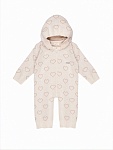 Комбинезон " Сердечки" с капюшоном 
