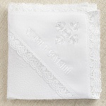 Полотенце для крещения "Классика" с капюшоном