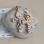 Золотой крестик 14956АКВ, взрослый