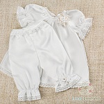 Крестильный комплект "Ангелина" для девочки с крыжмой