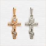 Золотой крестик 12141АКВ