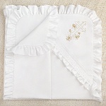 Крестильный комплект для девочки "Елизавета" с крыжмой