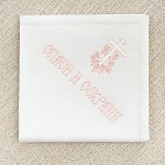 Крестильный комплект "Розовая лоза" для девочки с крыжмой