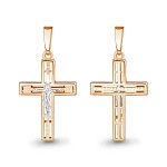 Золотой крестик 14946АКВ