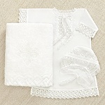 Крестильный набор для девочки "Ирина" с полотенцем 