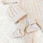 Комплект  "Саби" на выписку, крем-брюле