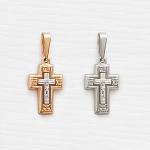 Золотой крестик 12538АКВ