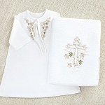 Крестильный набор для мальчика "Георгий" с полотенцем