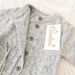 Комплект  "Нила" на выписку, серый