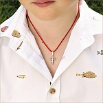 Золотой крестик 11822АКВ