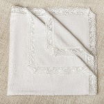 Кружевное полотенце без вышивки