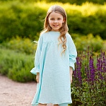 Платье Дымка мятно-бирюзовая муслин