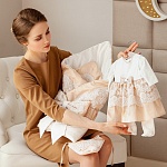 Комплект на выписку "Мерлетто" крем-брюле для девочки