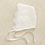 Трикотажный чепчик из кружева "Анастасия"