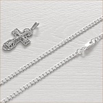 Серебряный крестик 12092АКВ