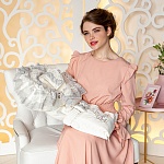 Комплект на выписку "Тезоро" молочный для девочки