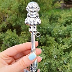 Серебряная погремушка "Кукла"