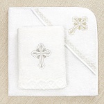 Крестильный набор для девочки "Берегиня" с полотенцем