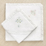 Крестильный набор для мальчика "Василёк" с полотенцем