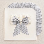 Костюмчик/комплект с уголком Денди серая пастель