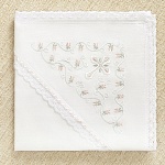 Крестильный комплект "Серафима" для девочки с пеленкой