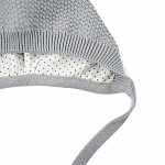 Вязаная шапочка ELF серебро