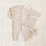 Комплект "Нила" на выписку, крем-брюле