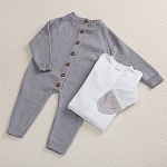 Комбинезон "Капелька" серый