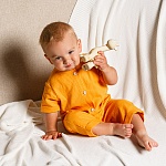 Льняной комбинезон Ветерок желтый