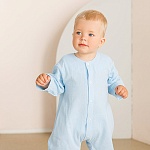 Комбинезон Облачко голубой из муслина