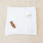 Плед "Остин",  белый