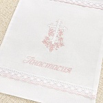 Мешочек для крестильных принадлежностей "Крест с лозой"