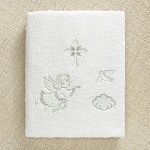 Классическое полотенце для крещения "Ангел"