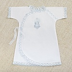 Крестильная рубашка "Голубая лоза" для мальчика