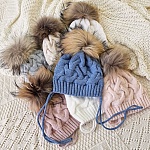 Шапка с помпоном "Остин"