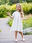 Платье Мечта молочное муслин