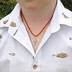 Золотой крестик 922739АКВ