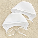 Чепчик из фланели "Перышко"