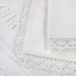 Теплая кружевная крыжма "Обвитый крестик с молитвой"