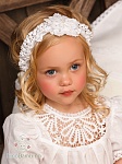 Повязка с кружевным цветком "Катерина"
